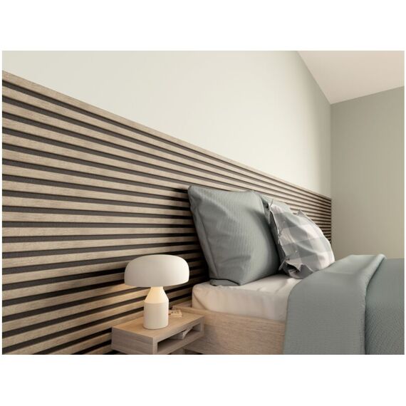 Decowall Acoustic Vergrijsd Eiken 260X30Cm 2St (1,56M²)