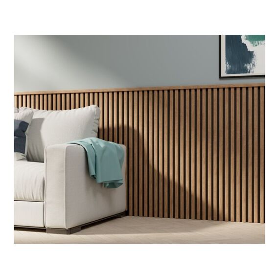 Decowall Acoustic Eindprofiel Brons Eiken