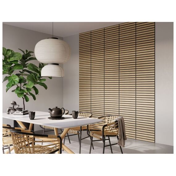 Cd Decowall Tile Natuur Eiken50X50Cm 4St