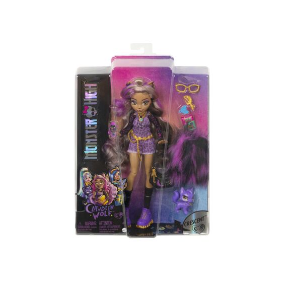 Monster High Clawdeen Wolf Doll With Pet And Accessories