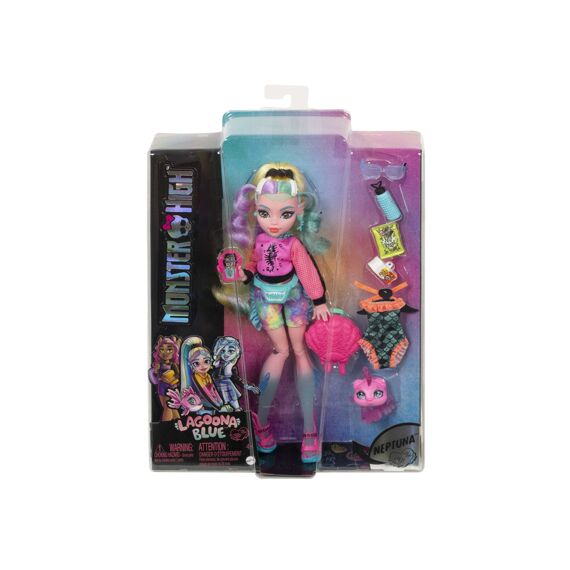 Monster High Lagoona Blue Doll With Pet And Accessories