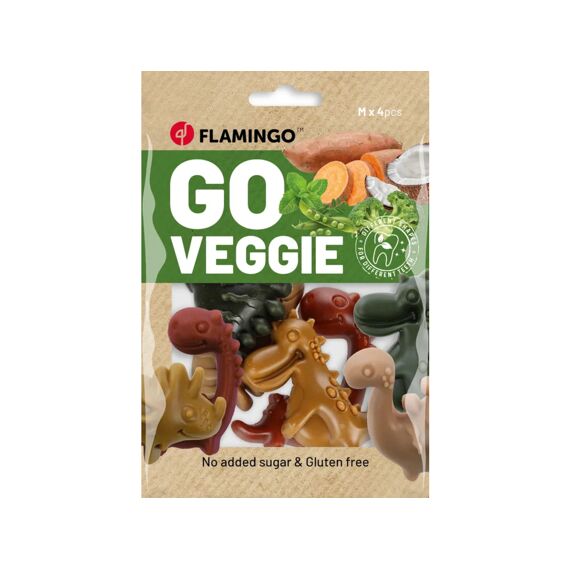 Flamingo Veggie Dino Mix M 4St 120Gr