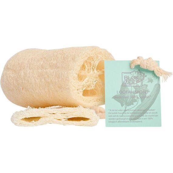 Blokzeep Loofah Spons 10Cm 100% Natuurlijk