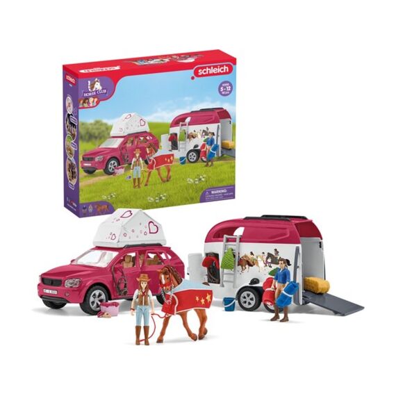 Schleich Horse Club Avontuur Met Auto En Paardentrailer