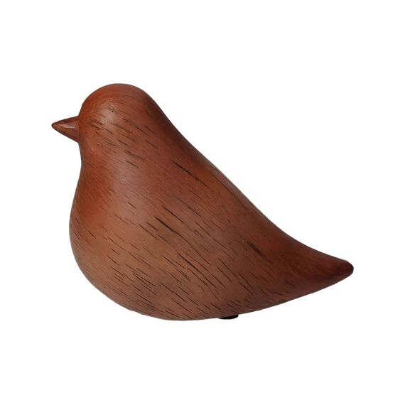 Ornament Bird Polyresin Brown 10X5.5X7.5Cm