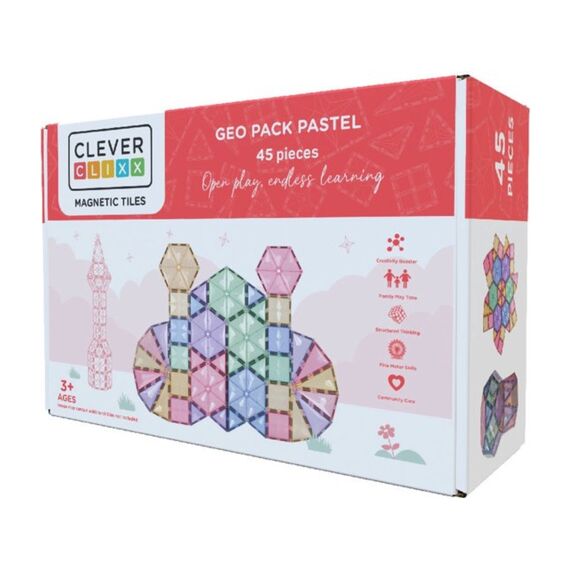 Cleverclixx Geo Pack Pastel 45 Stuks