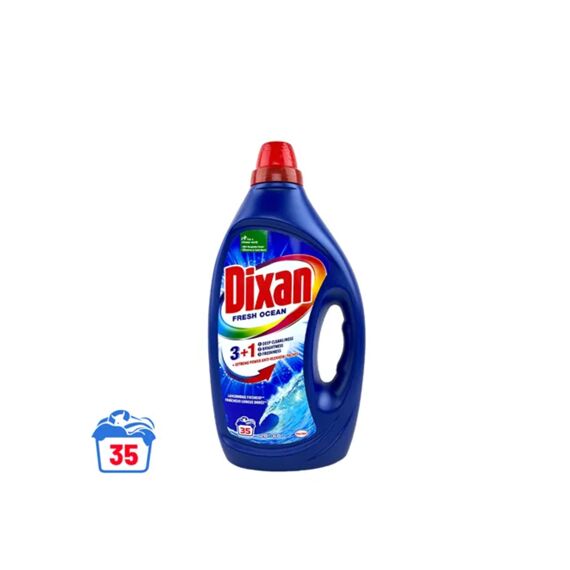 Dixan Wasmiddel Vloeibaar Gel Fresh Ocean 35 Scoops/1.75L