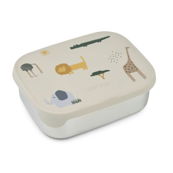 Liewood Arthur Lunchbox Safari Sandy Mix Nos