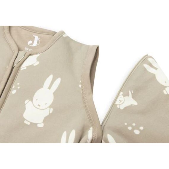 Jollein Slaapzak Met Afritsbare Mouw 90Cm Miffy En Snuffy Olive Green