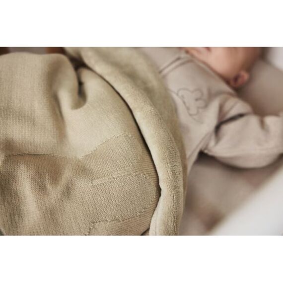 Jollein Deken Wieg 75X100Cm Miffy Olive Green/Coral Fleece