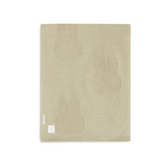 Jollein Deken Wieg 75X100Cm Miffy Olive Green/Coral Fleece