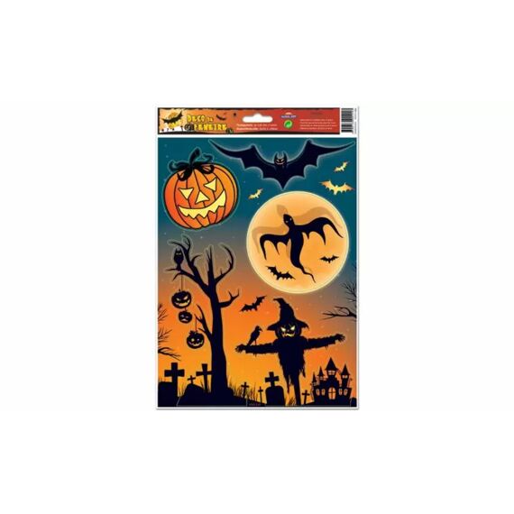 Raamstickers Halloween 20X30Cm