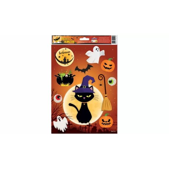 Raamstickers Halloween 20X30Cm