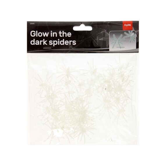 Glow In The Dark Spinnen 5Cm 50St