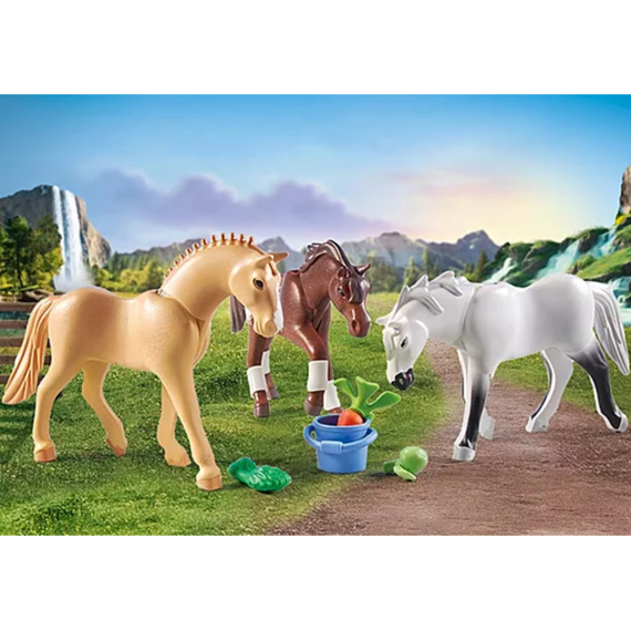 Playmobil 71356 3 Paarden Met Accessoires