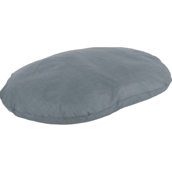 Flamingo Kussen Firenze Ovaal + Rits Blauw  120X84X12Cm