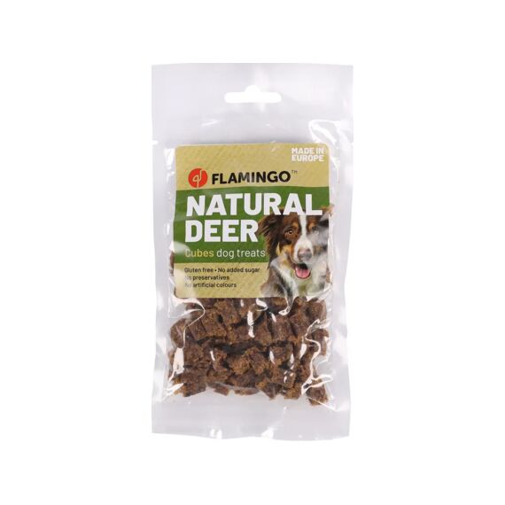 Flamingo Nature Snack Hert Blokjes 80G