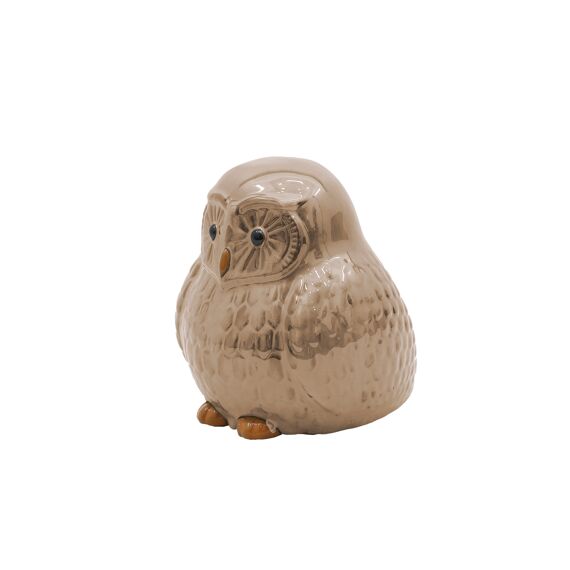 Deco Uil L15Cmx15X16Cm Chocolate