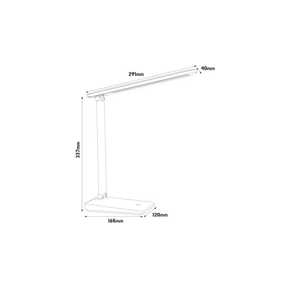 Fantasia Miso Bureaulamp Zwart Led 2,6W Dimbaar + Cct