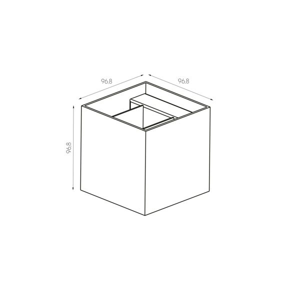 Fantasia Toko Wandlicht Zwart G9 Excl. (Max 40W)