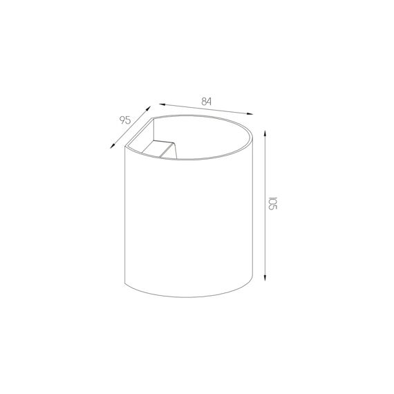 Fantasia Radu Wandlicht Zwart/Goud G9 Excl. (Max 40W)