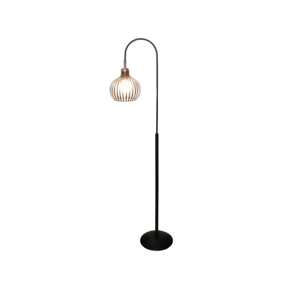 Fantasia Raga Vloerlamp Zwart/Koper 1Xe27