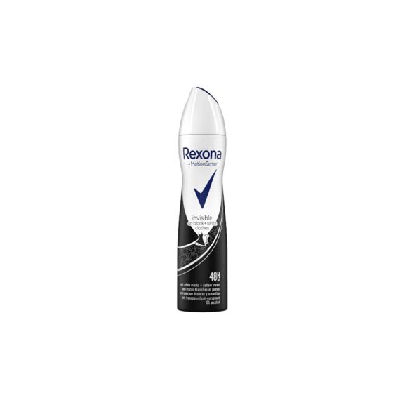 Rexona Deodorant Spray Invisible On Black And White 200Ml