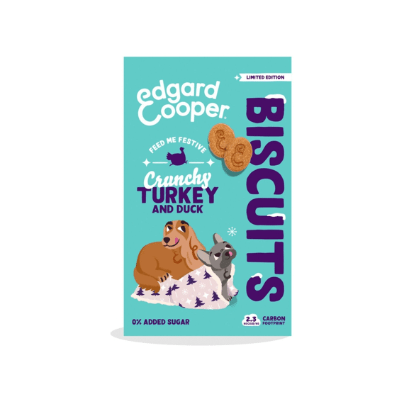 Edgard & Cooper Adult Dog Festive Duck Biscuit 400Gr
