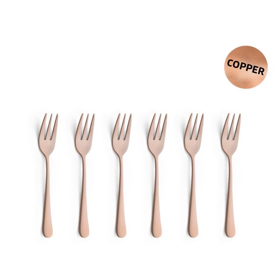 Amefa Retail Vintage Gebakvorken Copper Set/6