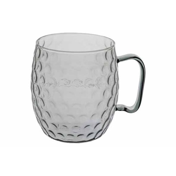 Moscow Mule Glass Hammertone Zwart Transparant