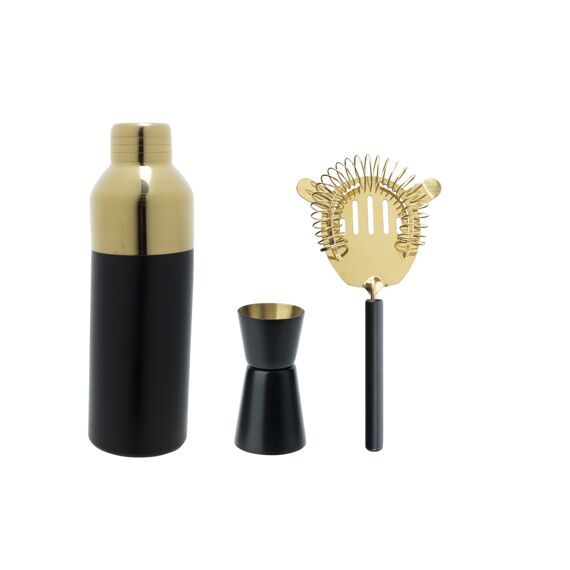 Cocktailset Shaker 550Ml + Barmaatje 15-30Ml + Zeef