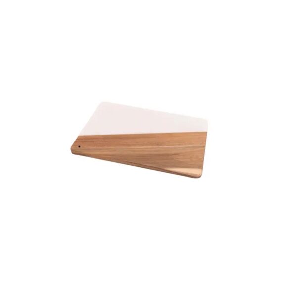 Point-Virgule Serveerplank Marmer & Acaciahout 30X20Cm