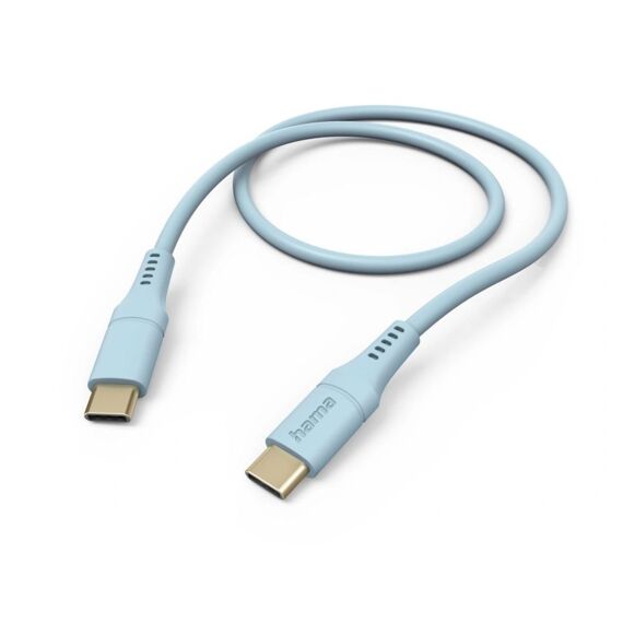 Hama Usb Siliconenkabel Usb-C Naar Usb-C 1.5M Blauw