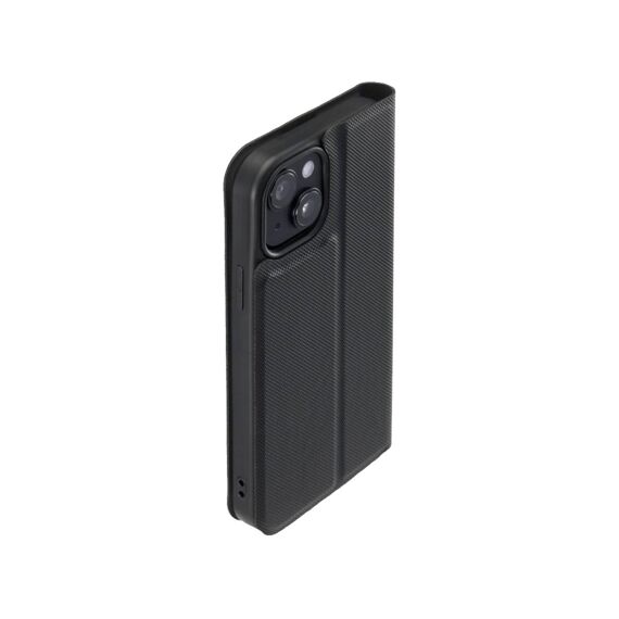 Haam Daily Protect Booklet Voor Apple Iphone 15 Plus Zwart