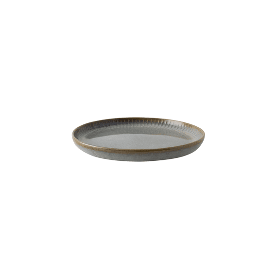 Dutch Rose Sapphire Plat Bord Grijs 18.5Cm