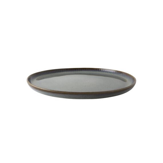Dutch Rose Sapphire Plat Bord Grijs 28Cm
