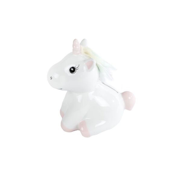 Unicorn Spaarpot Roze Aardewerk 14.8X10.4X16.5Cm