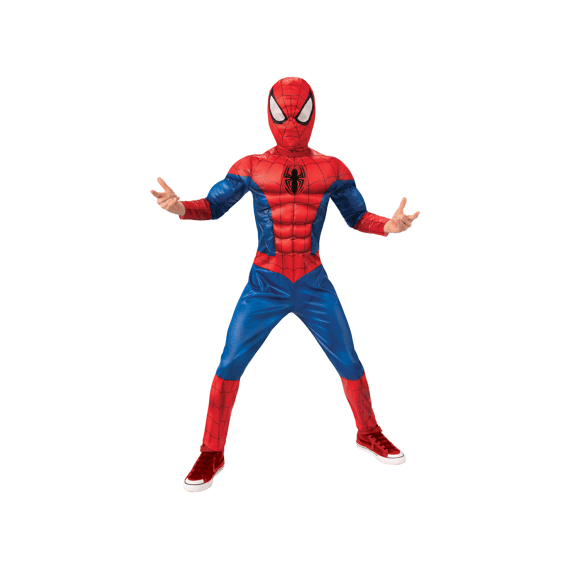 Kostuum Spiderman Deluxe Kinderen S 3-4Jaar