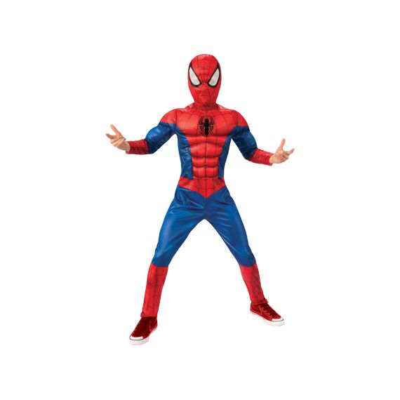 Kostuum Spiderman Deluxe Kinderen L 7-9Jaar