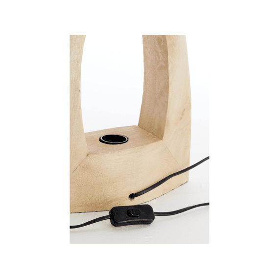 Tafellamp 27x10x35cm Carini Hout Mat Naturel