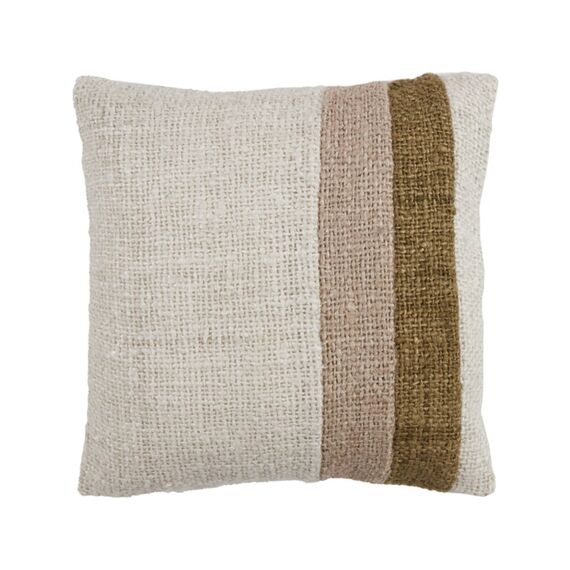 Kussen 45X45Cm Surrey Wit+Groen+Beige