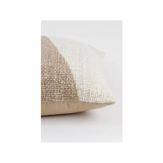 Kussen 45X45Cm Canberra Beige+Wit