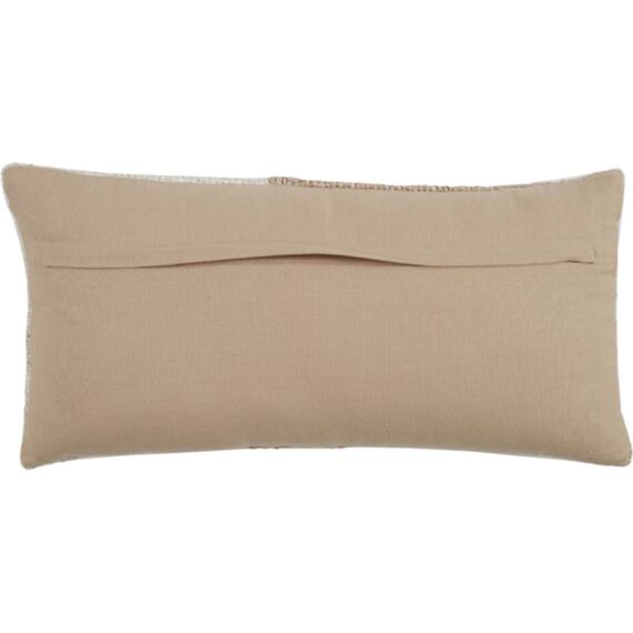 Kussen 60X30Cm Canberra Beige+Wit