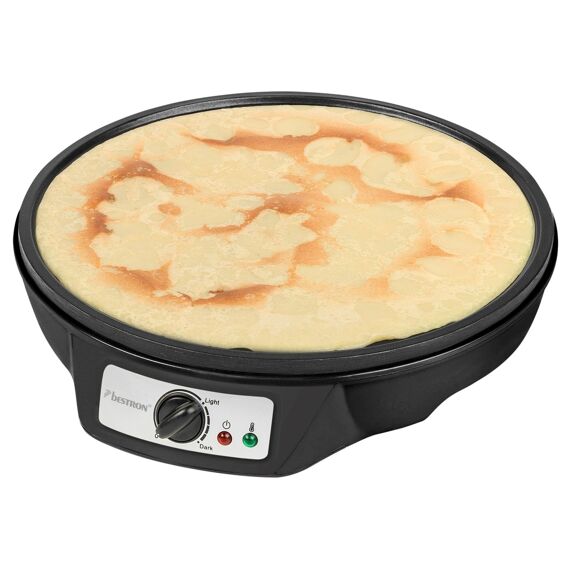 Bestron Crepe Maker Zwart Mat