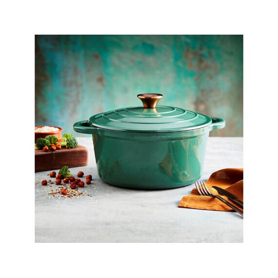 Barbary & Oak Foundry Braadpan Gietijzer Groen 24Cm