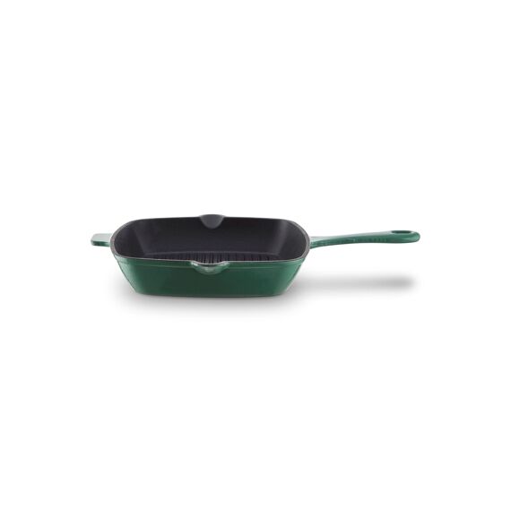 Barbary & Oak Foundry Grillpan Gietijzer Groen 26X26Cm