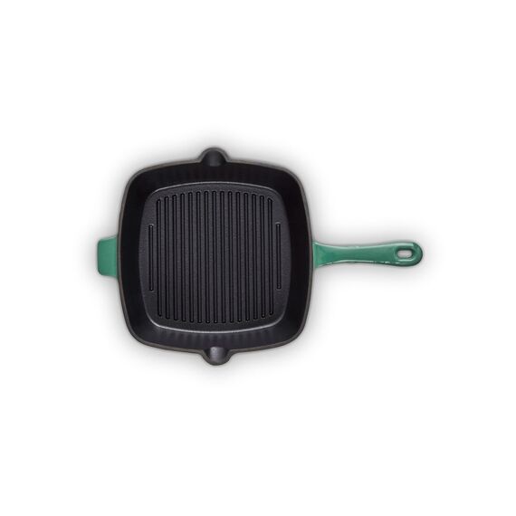 Barbary & Oak Foundry Grillpan Gietijzer Groen 26X26Cm