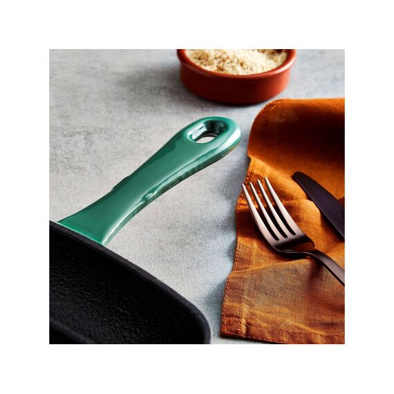 Barbary & Oak Foundry Grillpan Gietijzer Groen 26X26Cm