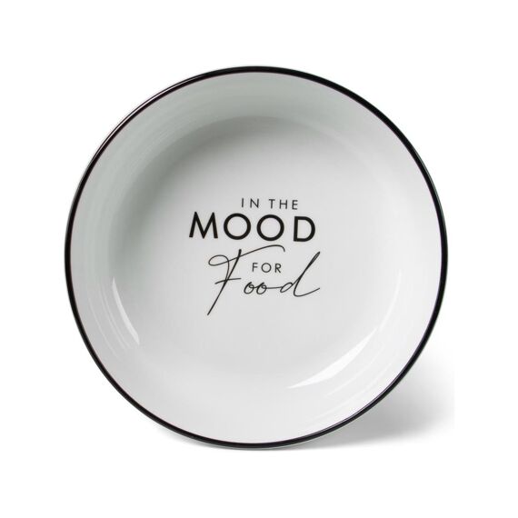 Senza Mood For Food Keramieken Kom 21Cm Porselein Wit Ø 21 X 6 Cm