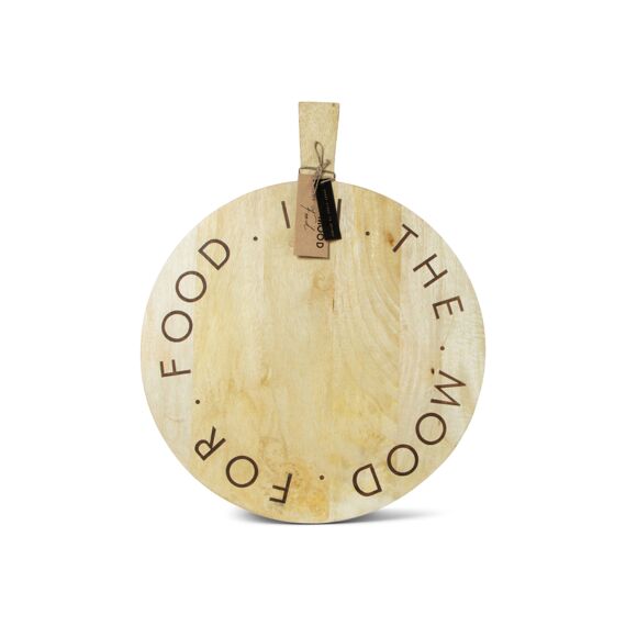 Senza Mood For Food Serveerplank Hout Bruin